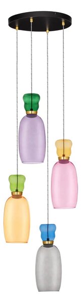 Dizajnový luster Pluma B – Viac farieb