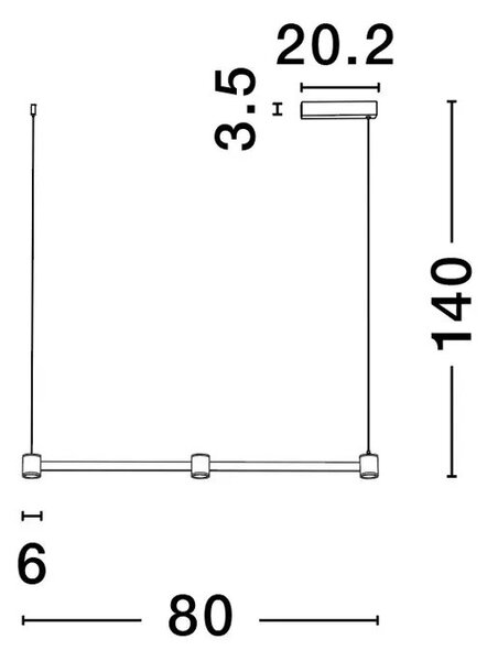 Dizajnový luster Puize 80 – 80 x 80 x 12 cm