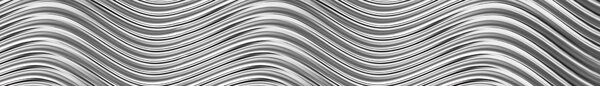 DIMEX | Fototapeta do kuchyne Strieborné vlny KI-420-103 | 420 x 60 cm | metalická, šedá