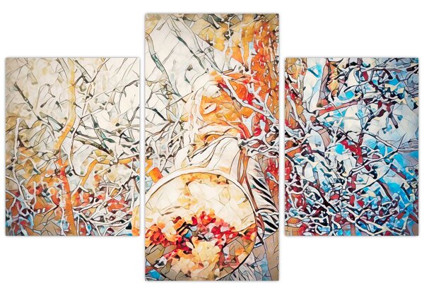 Obraz - Mozaiková abstrakcia (90x60 cm)