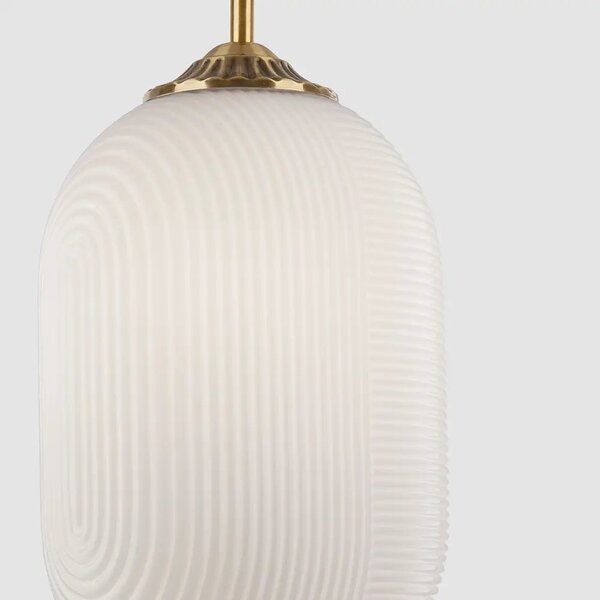 Luxusný luster Athena 22.5 biele – Biela