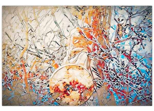 Obraz - Mozaiková abstrakcia (90x60 cm)