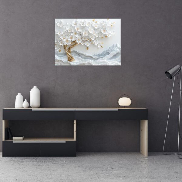 Obraz – 3D elegantný strom života (70x50 cm)