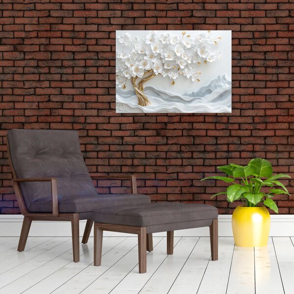 Obraz – 3D elegantný strom života (70x50 cm)