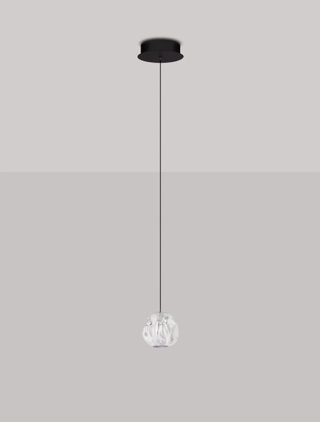 LED čierny dizajnový luster Ifos 1