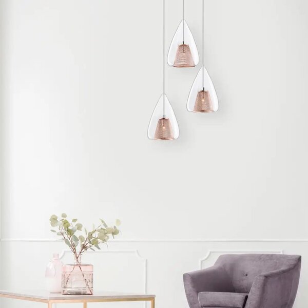 Retro luster Hugo A 30 Číra – Medená