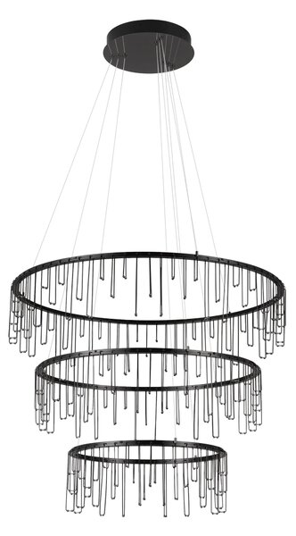 LED stmievateľný Luster Stellar 3 čierna