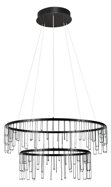 LED stmievateľný moderný luster Stellar 2 čierna