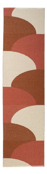 Vnútorný a vonkajší behúň v tehlovej farbe 70x270 cm Hill Brick Rust – Pappelina