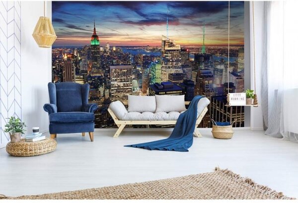 DIMEX | Vliesové fototapety na stenu Mrakodrapy v New Yorku MS-5-0014 | 375 x 250 cm | viacfarebná