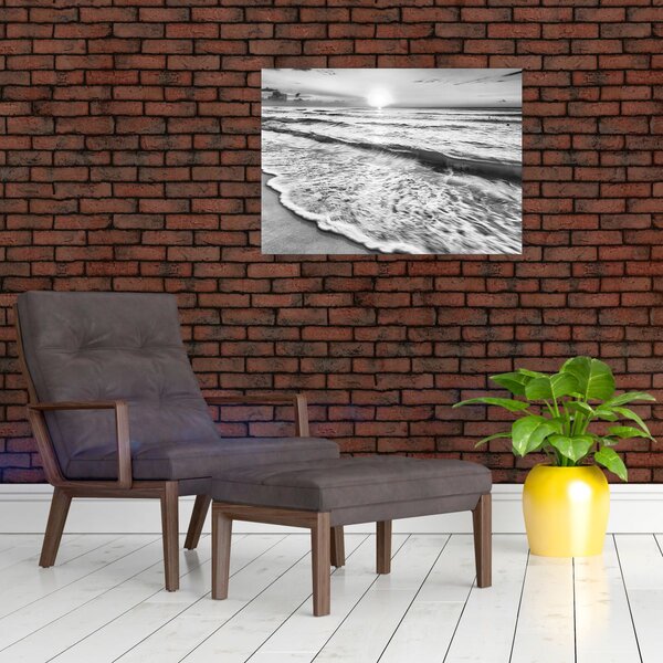 Obraz - Západ slnka pri mori (70x50 cm)