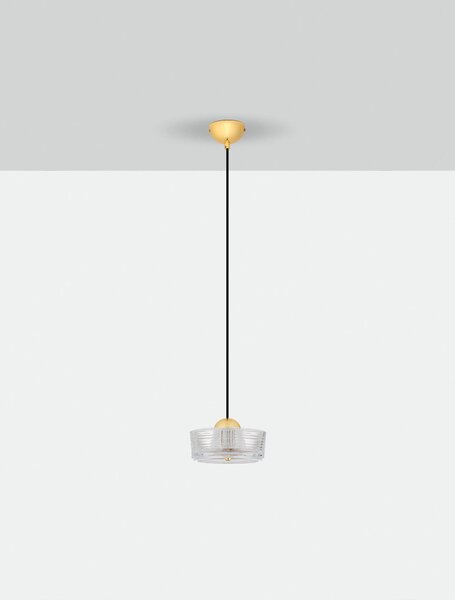 LED platinum zlatý dizajnový luster Keros 211