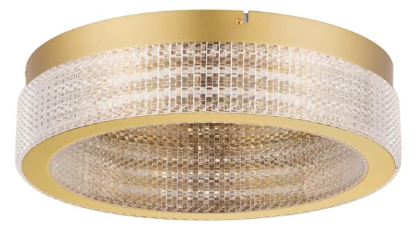LED stmievateľné platinum zlaté moderné stropné svietidlo Kinara