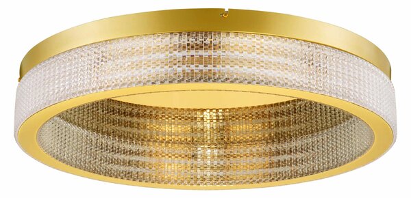 LED stmievateľné platinum zlaté moderné stropné svietidlo Kinara 2