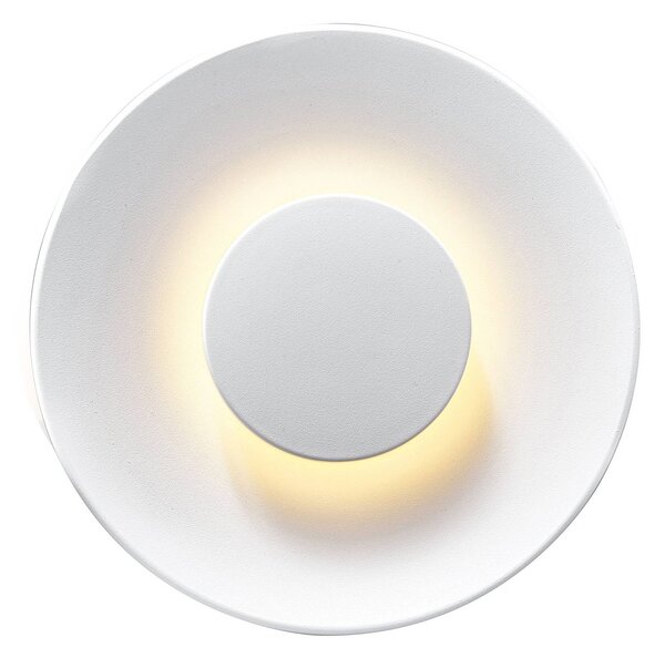 Vonkajšie nástenné LED svietidlo Piastra, biele