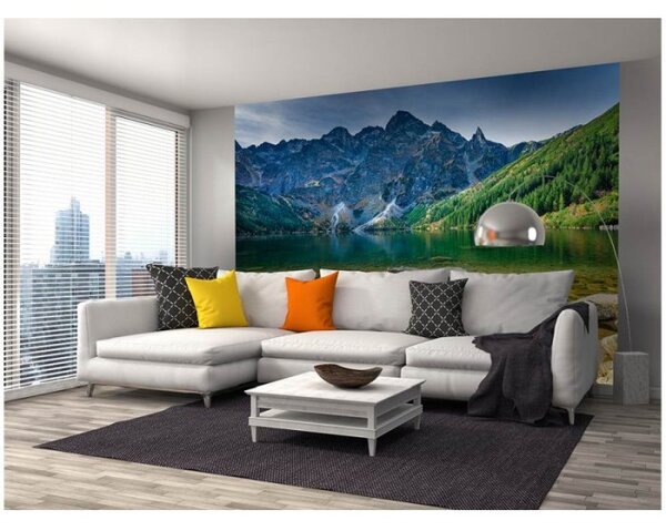 DIMEX | Vliesové fototapety na stenu Tatry MS-5-0076 | 375 x 250 cm | modrá, béžová, zelená