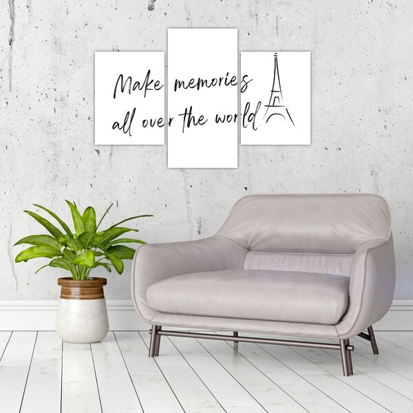Obraz - Make memories (90x60 cm)