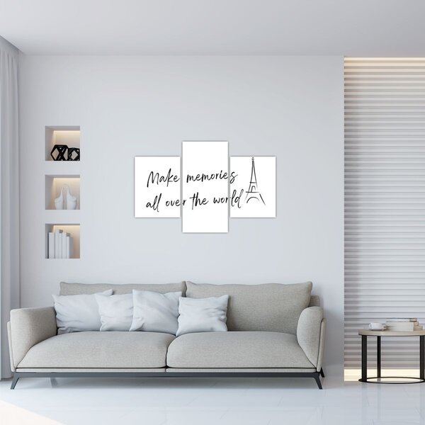 Obraz - Make memories (90x60 cm)