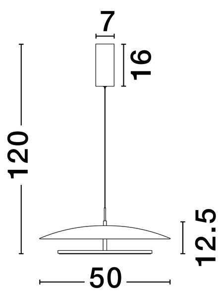 LED stmievateľný bielo-chrómová dizajnový luster Olos