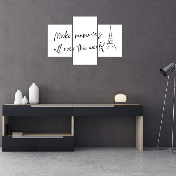 Obraz - Make memories (90x60 cm)
