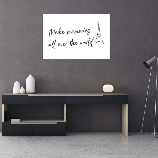 Obraz - Make memories (90x60 cm)