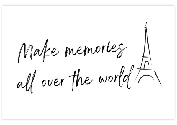 Obraz - Make memories (90x60 cm)