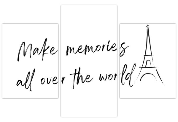 Obraz - Make memories (90x60 cm)