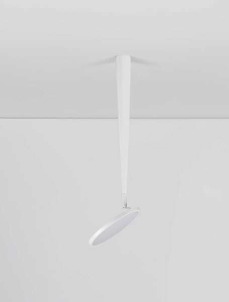 LED biele moderný luster Ekei – Biela