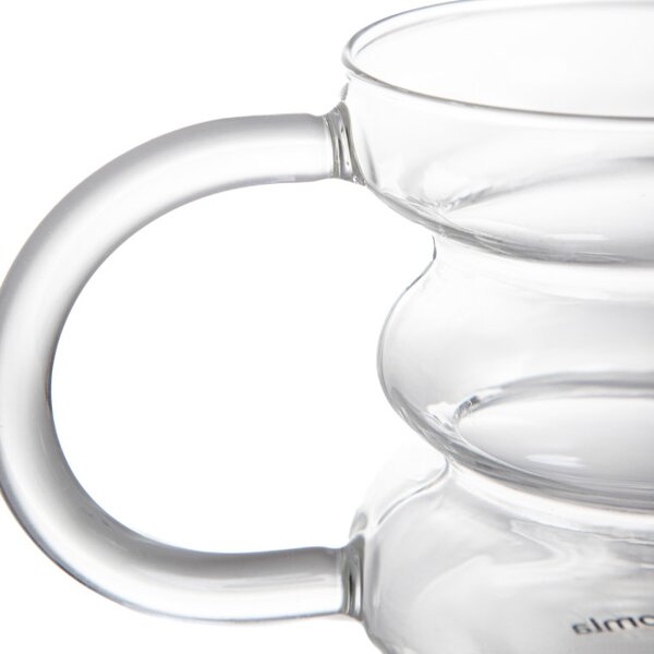 Hrnček BUBBLY priesvitný 888347 400 ml