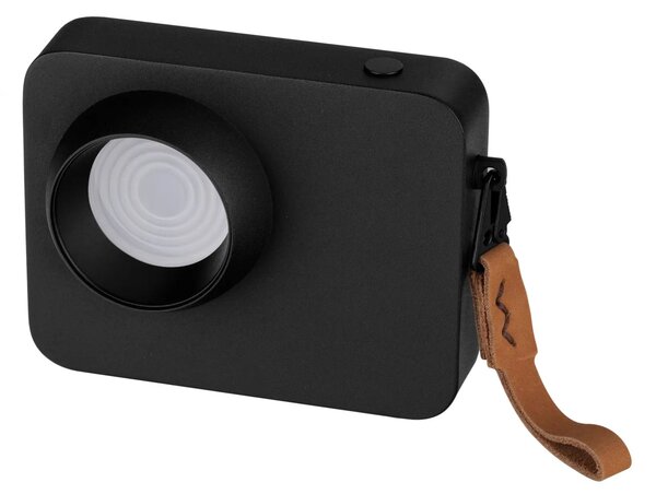 LED stmievateľná čierna stolná lampa Kedros 2