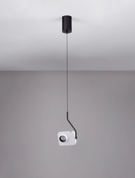 LED stmievateľný biely moderný luster Kedros – Biela