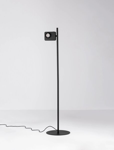 LED stmievateľný čierna stojaca lampa Kedros