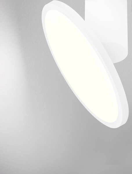 LED biele designové stropné svietidlo Ekei – Biela