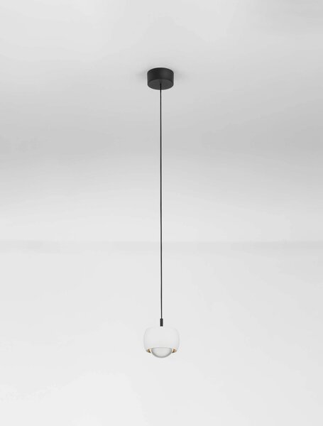 LED biely dizajnový luster Conga – Biela