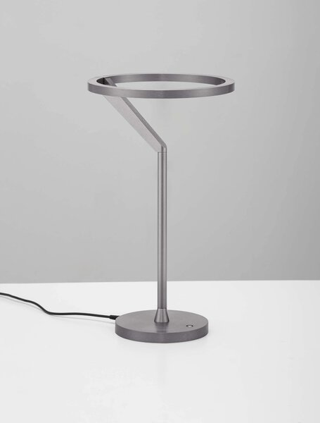 LED stmievateľná stolná lampa Tilia – Sivá