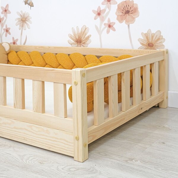 Ourbaby® 37280-0 Montessori Meadow Children's Low Bed - Natural