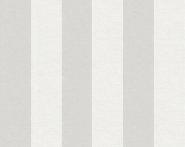 A.S. Création | Vliesová tapeta na stenu Liberté 3140-31 | 0,53 x 10,05 m | šedá, biela