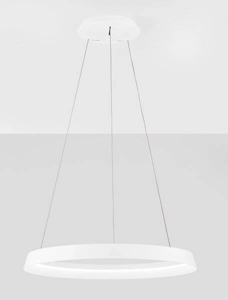 LED stmievateľný biely dizajnový luster Ormi 60 – Biela