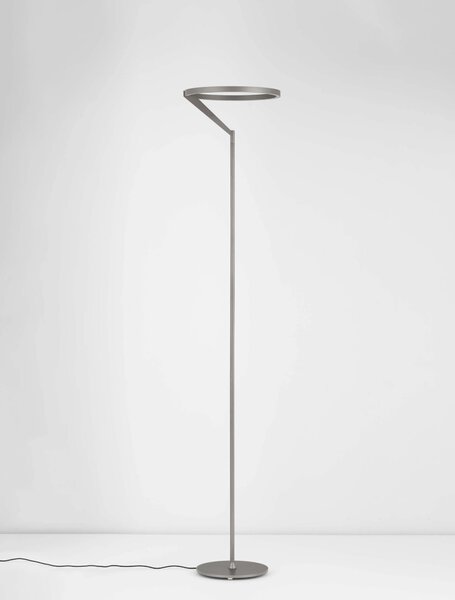 LED stmievateľná stojaca lampa Tilia – Sivá