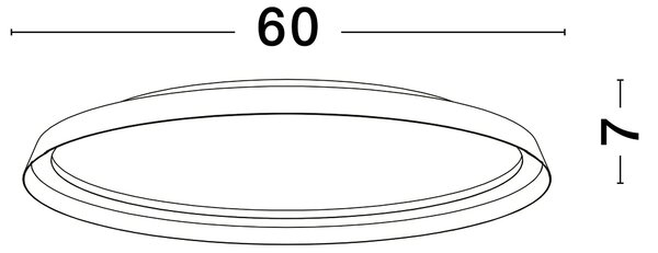 LED stmievateľné kávavé dizajnové stropné svietidlo Ormi 60 – 60 x 310 cm