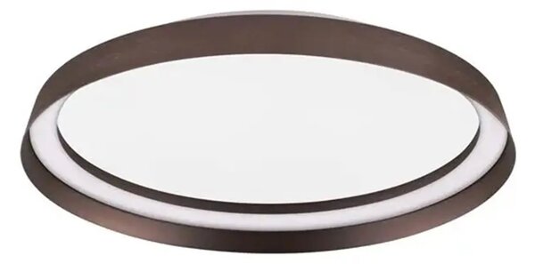 LED stmievateľné kávové moderné stropné svietidlo Ormi 45 – 45 x 45 x 12 cm