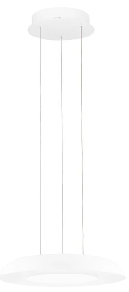 LED stmievateľný biely moderný luster Ormi 40 – Biela