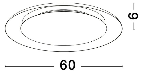 LED stmievateľné čierno-zlaté dizajnové stropné svietidlo Epos 60 – 60 x 310 cm