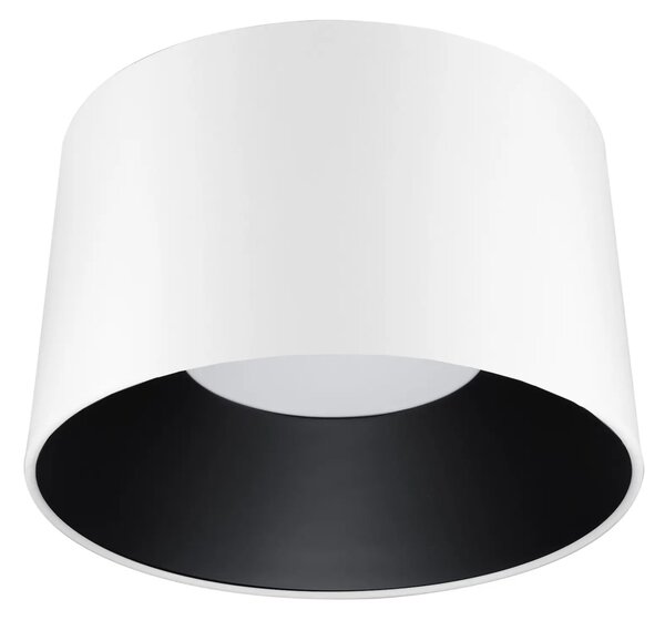 LED bielo-čierne moderné stropné svietidlo Atil 50 – Biele