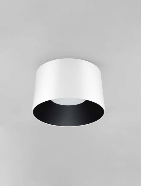 LED bielo-čierne moderné stropné svietidlo Atil 50 – Biele