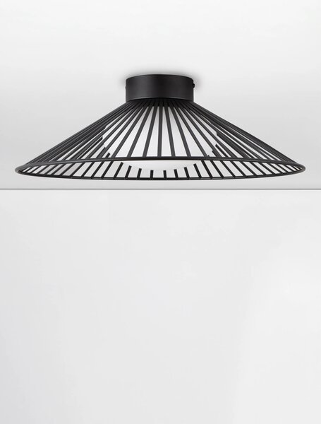 LED čierne moderné stropné svietidlo Brume