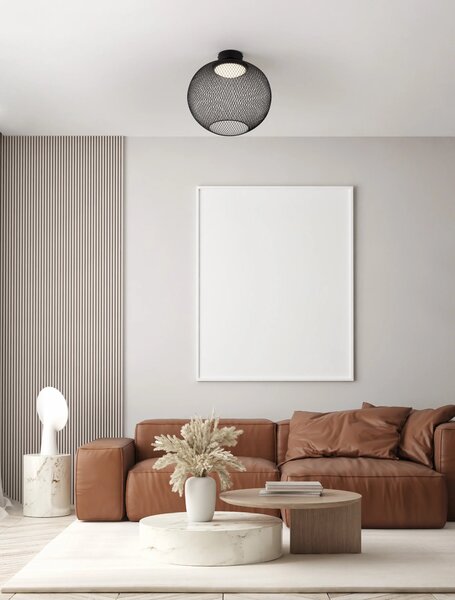 LED čierne moderné stropné svietidlo Kinetic 40 – Čierna