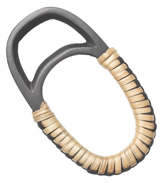 Otvárač na fľaše Weave, Natural/Black Brass – Ferm Living