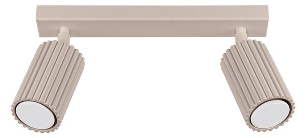 Taupe kovové bodové svietidlo 6,5x30 cm Gleam – Sollux