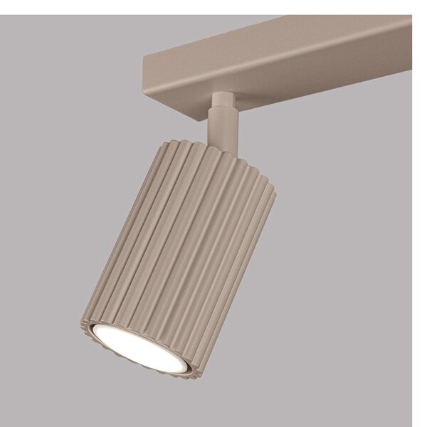 Taupe kovové bodové svietidlo 6,5x30 cm Gleam – Sollux